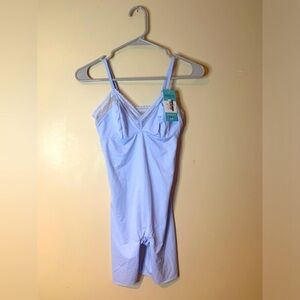 Assets by Spanx Light Blue Shaping Bodysuit